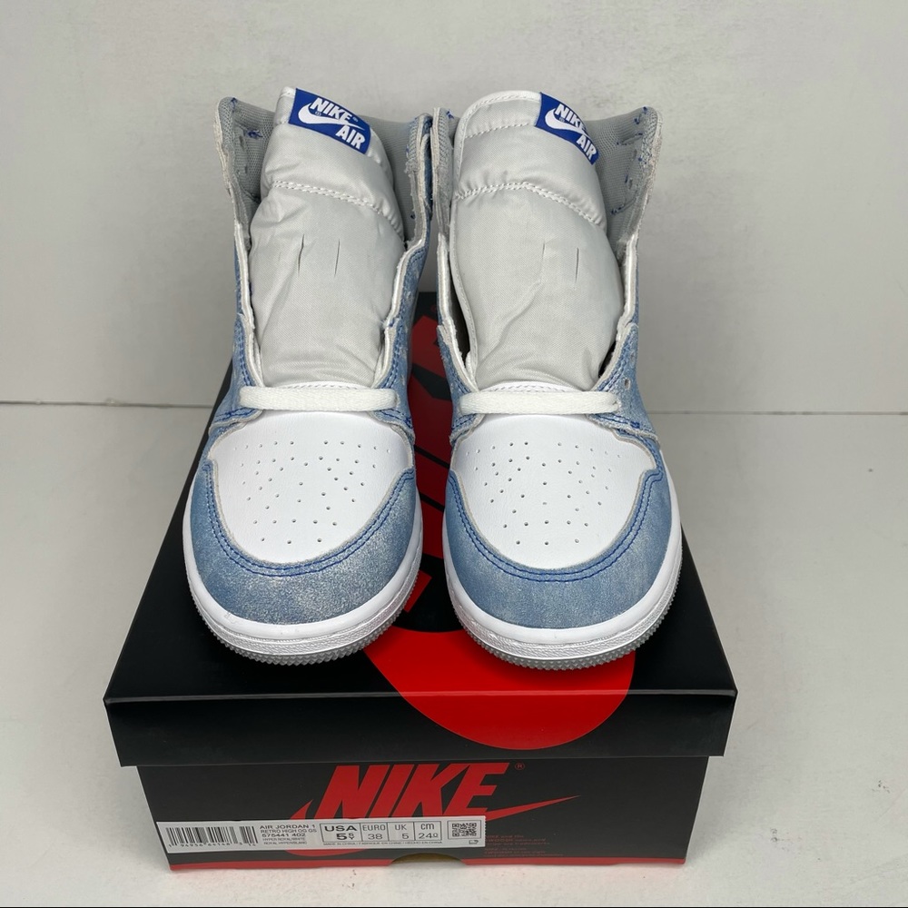 Nike Air Jordan 1 Retro High OG GS “Hyper Royal” - Picture 2 of 4